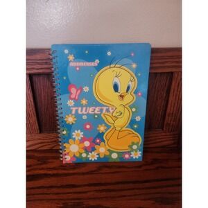 Vintage 2000 Tweety Bird‎ Looney Tunes Address Book. 5"X4" Y2K
